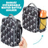 Kids Insulated Lunch Box w Snack Pocket & Water Bottle Holder (Pirate) -Boys or Girls Back to School Lunchbox Tote Keeps Food Hotter or Colder Lon...