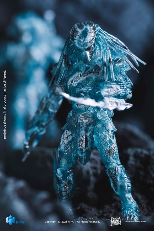 Hiya Toys Exquisite Mini Series 1/18 Scale 5 Inch AVP Active Camouflage Chopper Action Figure...