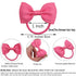 CÉLLOT Toddler Hair Accessories - 40pcs 2.75" Elastics Rubber Ribbon Bands, Bows for Baby Girls, Kids & Children...