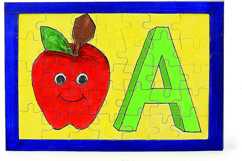 Hygloss Products - Blank Rectangle Puzzle for Decorating, Kids Jigsaw Activity, Party Favors and More - White, Sturdy - 8.5 x 11 Inches - Surround...