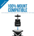 SABRENT Flexible Tripod with Ball Head Bundle for standard Tripod Mount (GP-TRPD-TBHD)...