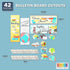 Bulletin Board Borders and Cutouts, Travel Theme Classroom Decor (42 Pieces)...