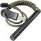 bayite 4 Inch Survival Ferrocerium Drilled Flint Fire Starter, Ferro Rod Kit with Paracord Landyard Handle and Striker, 4"(Long) x 3/8"(Diameter)...
