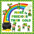 64 Pcs St. Patrick's Day Bulletin Board Decoration St. Patrick's Day Bulletin Board Cutout Lucky Shamrock Bulletin Board Border for Irish Clover C...