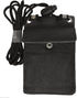 New Leather Neck Strap ID Badge Credit Card Holder Pouch Wallet Mini Crossbody...