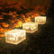 Solar Outdoor Lights Solar Brick Lights Waterproof 3 Pack Solar LED Landscape Lights Solar Ground Lights for Garden Courtyard Pathway,Christmas Fe...