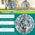 Deer 3D Wind Spinner Kinetic Metal Art Hanging Wind Spinner Outdoor Decoration Ocean Ornaments Decor for Yard and Garden (deer)...