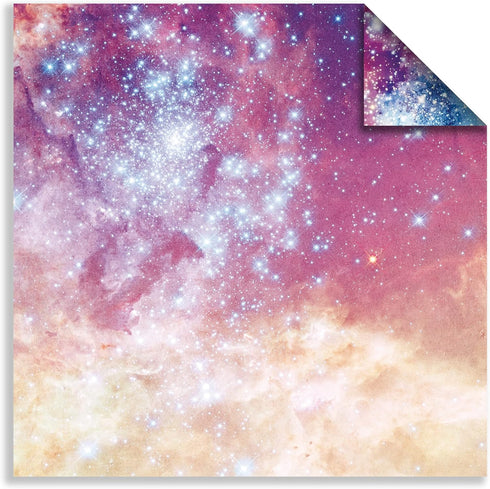 Origami Paper 6x6 Double Sided 50 Sheets 10 Colors origami kit Japanese Chiyo Square Craft Kits Easy Fold Arts Crafts DIY Handwork Beginner Starry...