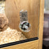 REPTI ZOO Upgraded Reptile Terrarium Thermometer Hygrometer,Digital Pet Temperature and Humidity Gauge with Suction Cup for Reptile Rearing Box Ta...