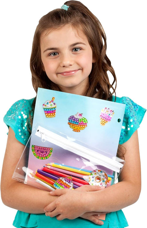 Creativity for Kids Big Gem Diamond Painting Kit: Sweets Stickers and Suncatchers - Diamond Art for Kids, DIY Stickers and Suncatcher Kit for Girl...