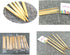55Pcs 5.1 Inch Length 11 Size of Diameter Double Pointed Bamboo Knitting Needles (5'' set 11)......