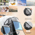 Stroller Rain Cover-Nylon Webbing Stroller Rain Cover Universal, with Mesh Ventilation Holes Lightweight Stroller Cover, Waterproof Windproof Baby...