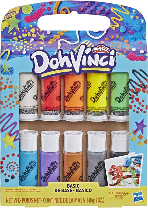Play-Doh Dohvinci Basic 10 Pack of Colors Brand - Art Supplies for Kids & Tweens...