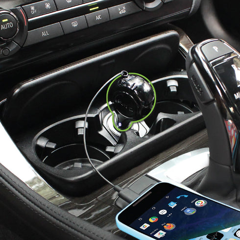 Retractable USB-C Fast Car Charger Compatible for Apple iPhone 15, Samsung Galaxy Smartphones, Google Pixel iPad, iPad Air, iPad Pro, iPad Mini wi...