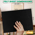 Black Felt Sheets with Adhesive Backing - 12Pcs Sticky Felt Sheets Adhesive Backed Craft Supply Box Liner Jewelry Furniture Felt Fabric Sheets - A...