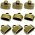 Brass Flat Leather Cord End Caps Round Tassel End Caps Barrel End Caps Bracelet Making Supplies Leather Bracelet Making Kit Silver Cord End Cap Ku...