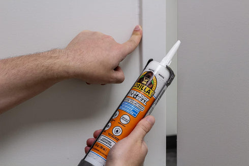 Gorilla Waterproof Caulk & Seal 100% Silicone Sealant Caulk, All Purpose, White, 10oz Cartridge (Pack of 2)...