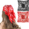 2 Pcs 27.5'' Large Bandanas Silk Square Head Scarfs Scarves Satin Head Scarf Hair Scarf Silk Head Scarf Silk Bandana Silk Hair Wrap Neck Scarf for...