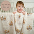 Muslin Swaddle Blanket | 100% Muslin Cotton | Gender Neutral Newborn and Baby Nursery Essentials for Girls and Boys, Registry | Noah's Ark Print...