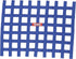 RaceQuip® 721025RQP Window Net 1 in Webbing - 18 x 24 in Rectangle - Blue...