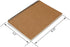TWONE Notebook, College Ruled Spiral Notebook with Kraft Brown Soft Cover for Note Taking, Home, School, 100 Pages 50 Sheets Notebook, 5-1/2x8-1/4...