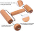 Whaline Wood Pastry Pizza Roller 2 Pieces Non Stick Wooden Rolling Pin for Home, Kitchen Baking Cooking Easy to Handle (T-Maple and H-Maple)...
