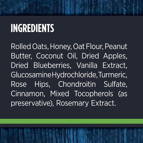 Nulo Functional Granola Bars, Healthy Dog Treats, Oven Baked, Made with Prebiotics and Probiotics, Contains No Added Salt, Sugar, or Molasses, 10 ...