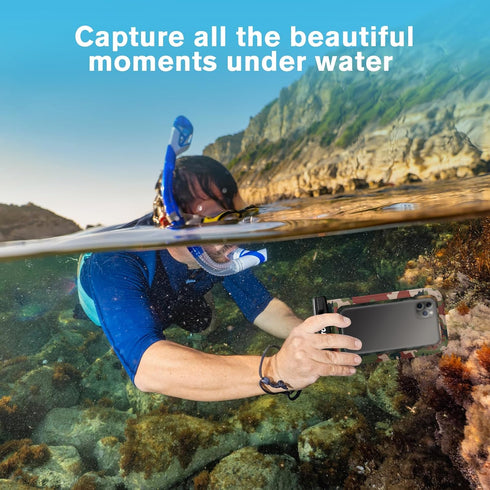 JOTO Universal Waterproof Phone Pouch Cellphone Dry Bag Case for iPhone 14 13 12 11 Pro Max Mini Xs XR X 8 7 6S Plus SE, Galaxy S21 S20 S10 Plus N...