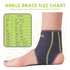 Ankle Brace for Men & Women- Compression Support for Sprained Ankles & Plantar Fasciitis, Elastic Neoprene Slim Sleeve for Jogging & Running, Ankl...