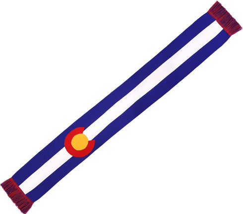 Colorado Flag High Definition HD Knit Scarf...