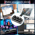 SinLoon Mini 3-Key Cut Copy Paste Keyboard Programmable Keypads with LED Light Mechanical Hot Swap Macro Keyboard for Working and Gaming...