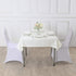 Cupuamon Square Tablecloth 52x52 inch Washable Polyester Fabric Table Cloth for Wedding Party Dining Banquet Decoration?52x52,Ivory?...