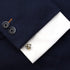2 Tone Gold & Sliver Knot Cuff Links for French Tuxedo Shirt Stainless Steel Metal Shirt Cufflinks In Gift Box for Anniversary...