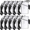 10 Pack Waterproof ID Badge Holder Case Waterproof Sports Case Vertical Badge Holders with Lanyard and Keychain...