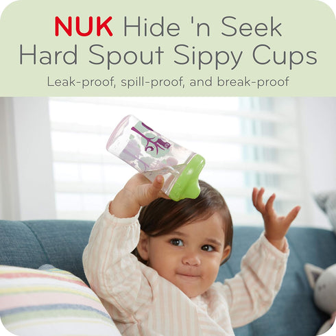 NUK Hide 'n Seek Hard Spout Sippy Cup, 10 oz, 2 Pack, 9+ Months...