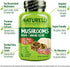 NATURELO Mushroom Supplement – Brain & Immune Health Blend with Lion’s Mane, Reishi, Turkey Tail – 90 Vegan Friendly Capsules...