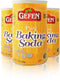 Gefen Pure Baking Soda, 12oz (3 Pack) In Resealable Container, Total of 2.25lb, 100% Sodium Bicarbonate...