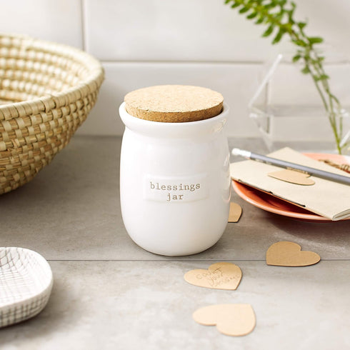 Mud Pie Inspirational Count Your Blessings Jar Set...