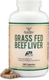 Beef Liver Capsules (1,000mg of Grass Fed, Desiccated Beef Liver per Serving, 180 Capsules, 3 Month Supply) Beef Liver Supplement for Digestion, I...