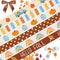 6PCS 3/8" Fall Ribbons Thanksgiving Ribbons, Grosgrain Pumpkin Leaves Hello Fall Decor Ribbons 30 Yards, Autumn Decor Ribbons for Fall Thanksgivin...