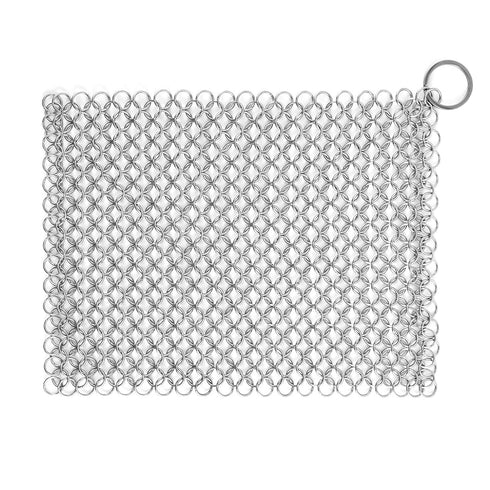 Outset Chain Mail Cast Iron Cleaner and Scrubber Tool...