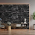 Black Marble Paper 17.7" x 78.7" Granite Wallpaper Peel and Stick Countertop Paper Self Adhesive Thickening for Kitchen Bathroom and Furniture...