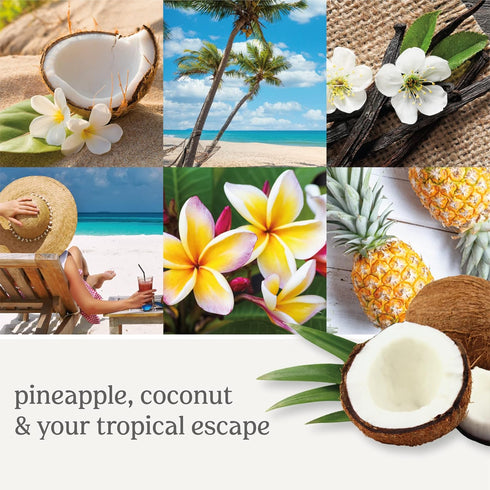 Yankee Candle Coconut Beach Scented, Signature 20oz Large Jar 2-Wick Candle, Over 60 Hours of Burn Time...