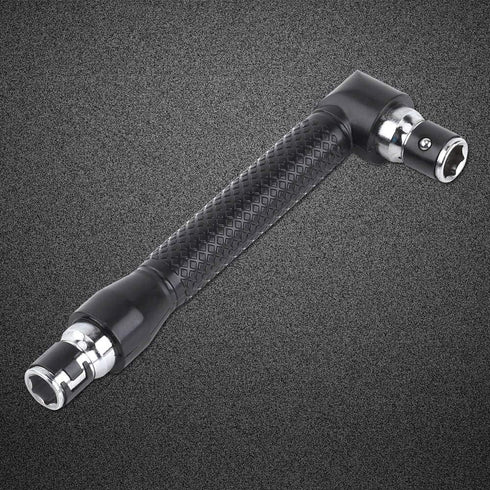 Socket Wrenches, Torque Wrenches, L Shape Wrench Driver 1/4 Inch Hex Socket Wrench Double Head for Screwdriver Bits Hand Tool, Angle Grinder Socke...