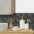25Pcs Peel&Stick Mosaic Wall Tile Transfers for Home Decor, 4x4inch Self-Adhesive Waterproof Vinyl Splashback Sticker Tile Decal for Kitchen Bathr...