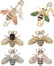 6PCS honeybee bee brooch pins for women fashion set rhinestone brooches elegant personality brooch pins women's brooches...