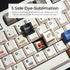 XVX Retro PBT Keycaps, Custom Key caps, Cherry Profile Dye Sublimation Keycap Set Suitable for 60% 65% 75% 100% Cherry Gateron MX Switches Mechani...