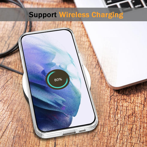 TENOC Phone Case for Samsung Galaxy S21+ Plus 5G, Clear Case Non-Yellowing Protective Bumper Hard Back Cover...