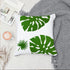11Pieces Large Leaf Stencil 12"x6", Palm Fern Leaf Stencils for Painting on Walls Nature Tropical Plant Leaves Paint Stencils for Furniture Canvas...