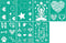 Silk Screen Stencils, Reusable Chalk Stencil Transfer Mesh Stencils for Wood Fabric DIY Home Decor 7pcs set 8.5x11 inch...